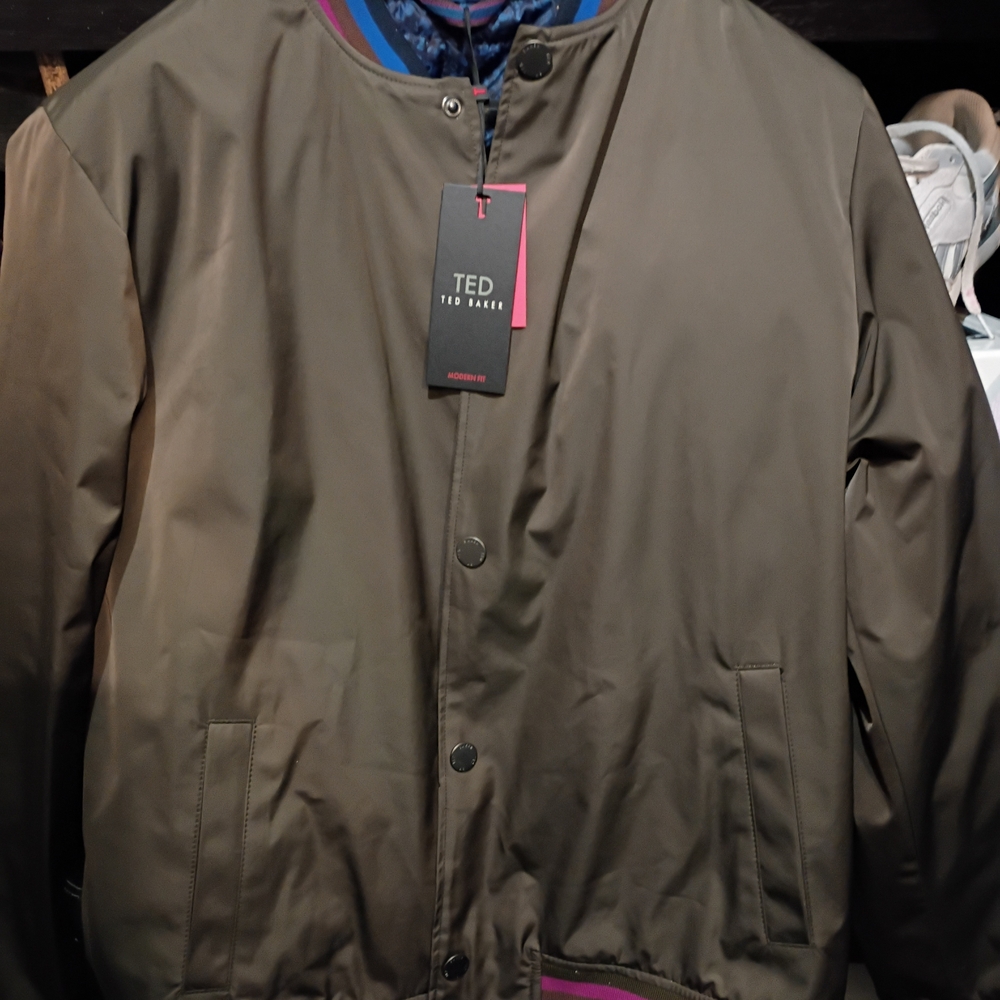 Ted Baker Men's Olive Bomber Jacket